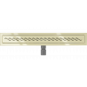 Mexen Flat M18 odtokový žľab 50 cm, zlatá - 1523050-15