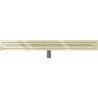Mexen Flat M18 lineárny odtok 90 cm, zlatý - 1523090-15