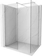 Mexen Kioto sprchová stena Walk-in 140 x 80 cm, priehľadná, chróm - 800-140-202-01-00-080