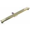 Mexen Flat M15 lineárny odtok 90 cm, zlatý - 1524090-15