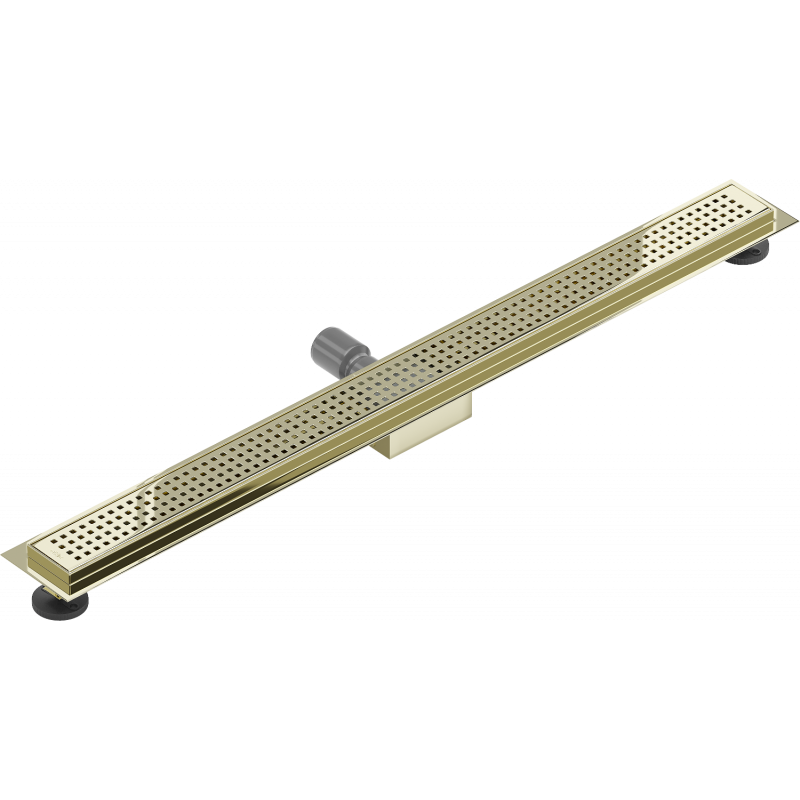 Mexen Flat M08 lineárny odtok 90 cm, zlatý - 1525090-15