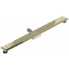 Mexen Flat M08 lineárny odtok 90 cm, zlatý - 1525090-15