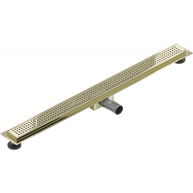 Mexen Flat M08 lineárny odtok 90 cm, zlatý - 1525090-15