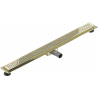 Mexen Flat M08 odtokový žľab 90 cm, zlatá - 1525090-15