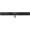 Mexen Flat M01 odtokový žľab 90 cm, čierna - 1720090-15