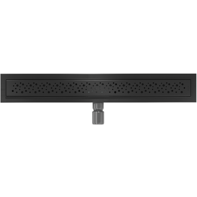 Mexen Flat M12 lineárny odtok 60 cm, čierny - 1721060-15