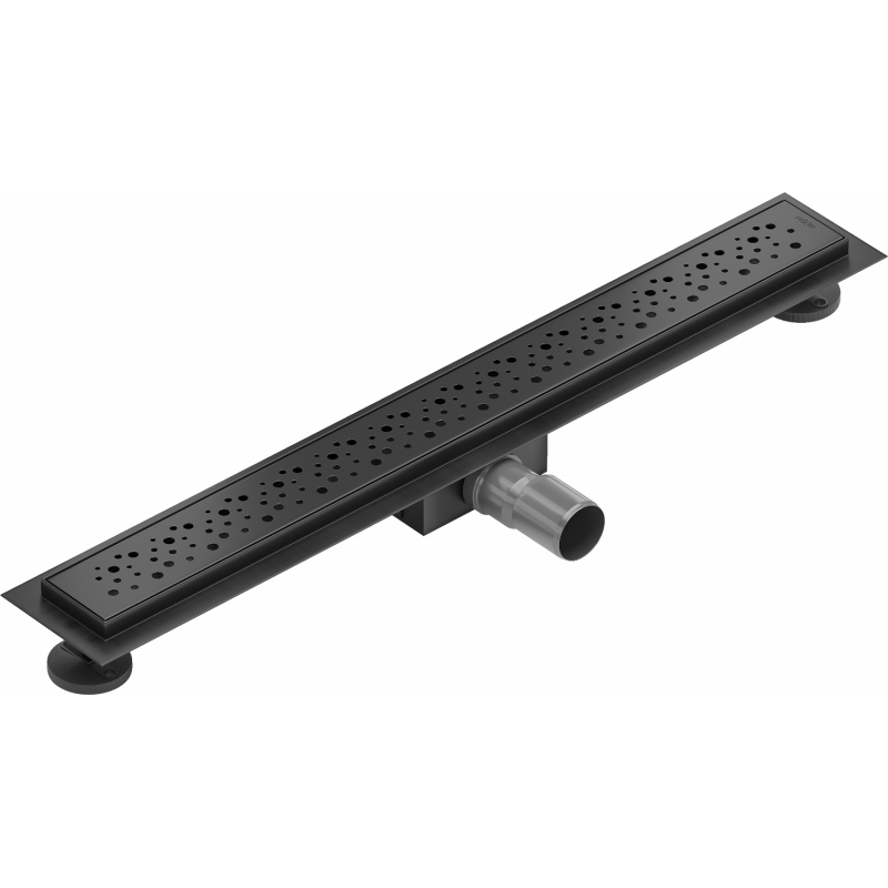 Mexen Flat M12 lineárny odtok 70 cm, čierny - 1721070-15