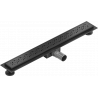 Mexen Flat M12 lineárny odtok 70 cm, čierny - 1721070-15