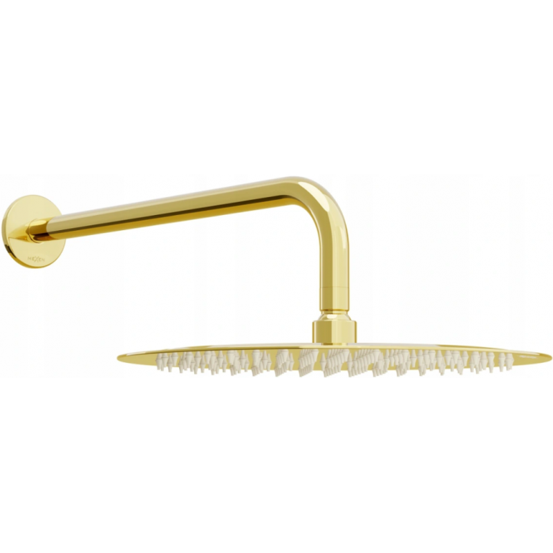 Mexen Slim sprchová hlavica 30 cm s ramienkom na sprchu, zlatá - 79230211-50