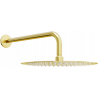 Mexen Slim dažďová sprcha 30 cm s ramenom sprchy, zlatá - 79230211-50