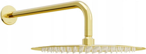 Mexen Slim sprchová hlavica 30 cm s ramienkom na sprchu, zlatá - 79230211-50