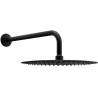Mexen dažďová sprcha slim 30 cm s sprchovým ramenom, čierna - 79230211-70