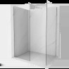 Mexen Kioto sprchová stena Walk-in 160 x 95 cm, transparentná, chróm - 800-160-202-01-00-095