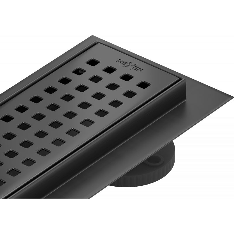 Mexen Flat M08 lineárny odtok 50 cm, čierny - 1725050-15