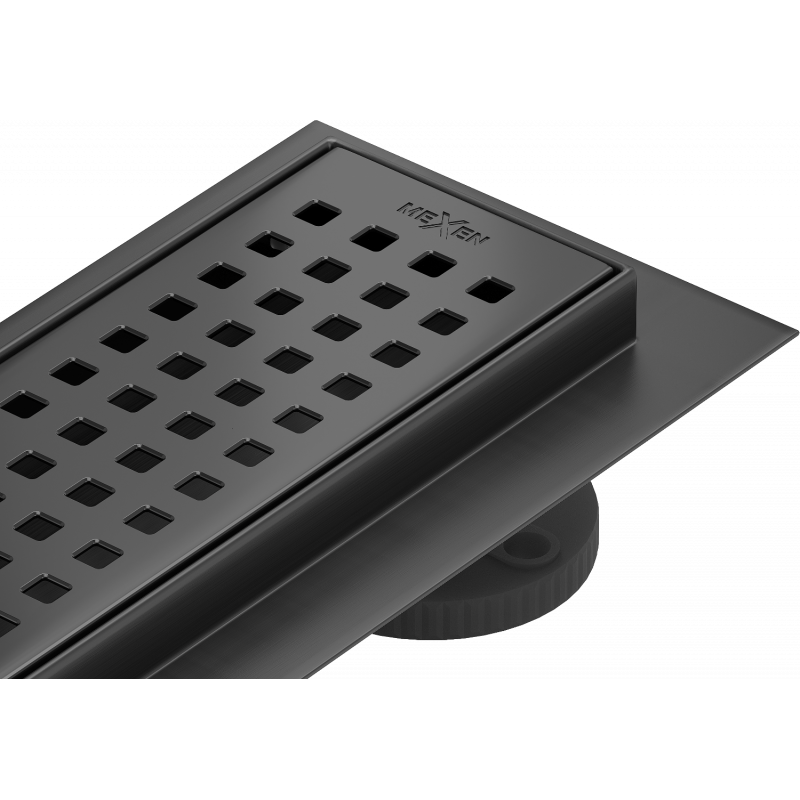 Mexen Flat M08 odtokový žľab 70 cm, čierna - 1725070-15