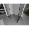 Mexen Kioto sprchová stena Walk-in 120 x 95 cm, transparentná, biela - 800-120-202-20-00-095