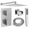 Mexen Cube DR02 podomietková sprchová sada s dažďovou sprchou 30 cm, chróm - 77502DR0230-00