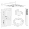 Mexen Cube DR02 podomietková sprchová súprava s dažďovou hlavicou 30 cm, biela - 77502DR0230-20