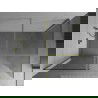 Mexen Kioto sprchová stěna Walk-in 130 x 75 cm, transparentná, zlatá - 800-130-202-50-00-075