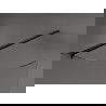 Mexen Kioto zaoblená sprchová zástena 90 x 200 cm, Priehľadné 8 mm, Čierna - 800-090-101-70-06