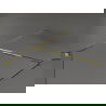 Mexen Kioto sprchový kout Walk-in 180 x 75 cm, transparentný, zlatý - 800-180-202-50-00-075