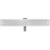 Mexen Flat 360° M12 otočný 80 cm odtokový žľab, inox - 1021080-40