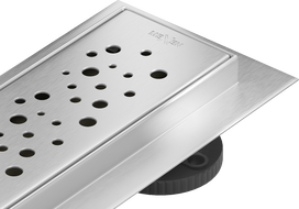 Mexen Flat 360° M12 otočný 80 cm odtokový žľab, inox - 1021080-40