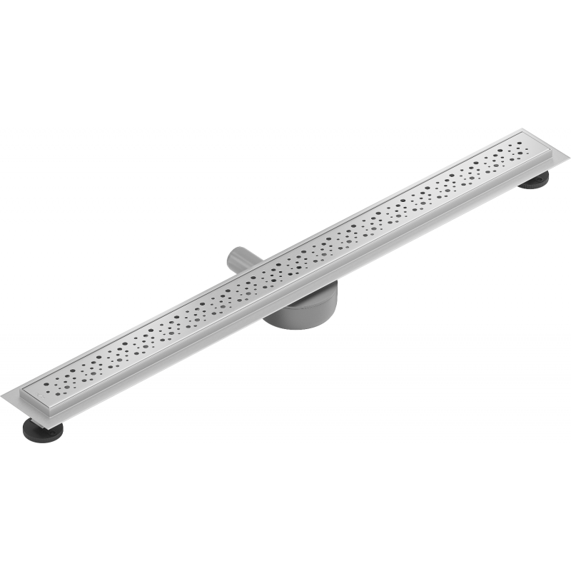 Mexen Flat 360° M12 rotačný líniový odtok 80 cm, inox - 1021080-40