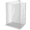 Mexen Kioto voľne stojaca sprchová stena 90 x 30 x 30 cm, transparentná, chróm - 800-090-030-222-01-00-030