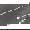 Mexen Kioto voľne stojaca sprchová zástena 160 x 30 x 30 cm, transparentná, biela - 800-160-030-222-20-00-030