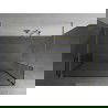 Mexen Kioto voľne stojaca sprchová stena 115 x 30 x 30 cm, transparentná, zlatá brúsená - 800-115-030-222-55-00-030