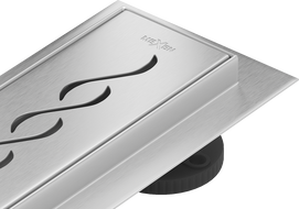 Mexen Flat 360° M18 rotačný lineárny odtok 80 cm, inox - 1023080-40