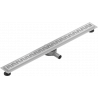 Mexen Flat 360° M22 otočný 80 cm lineárny odtok, inox - 1029080-40