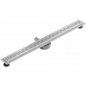 Mexen Flat 360° M22 rotačný podlahový odtok 90 cm, inox - 1029090-40