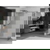 Mexen Kioto sprchová stena Walk-in 170 x 70 cm, transparentná, čierna - 800-170-202-70-00-070
