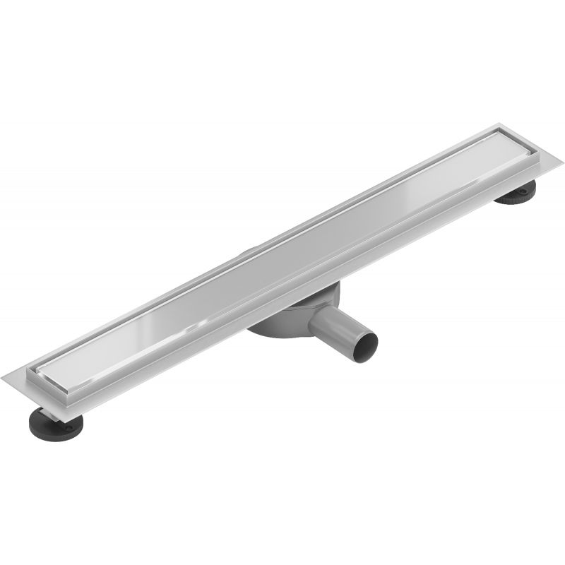 Mexen Flat 360° MGW lineárny rotačný odtok 60 cm, biele sklo - 1027060-40