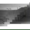 Mexen Kioto sprchová stena voľne stojaca 115 x 30 x 30 cm, transparentná, brúsený nikel - 800-115-030-222-97-00-030