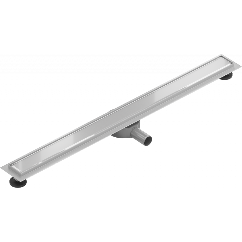 Mexen Flat 360° MGW lineárny otočný odtok 80 cm, biele sklo - 1027080-40
