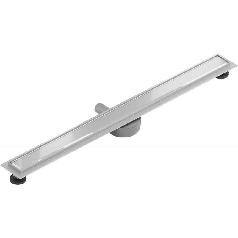 Mexen Flat 360° MGW lineárny otočný odtok 100 cm, biele sklo - 1027100-40