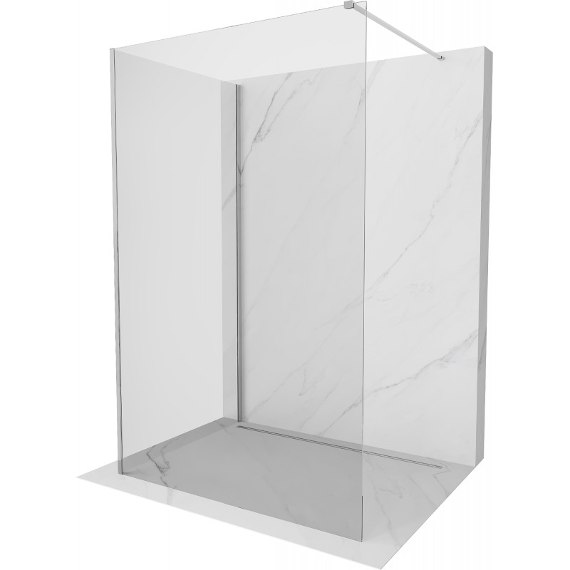 Mexen Kioto sprchová zástena Walk-in 100 x 70 cm, priehľadná, chróm - 800-100-212-01-00-070