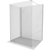 Mexen Kioto sprchová stena Walk-in 140 x 120 cm, transparentná, chróm - 800-140-212-01-00-120