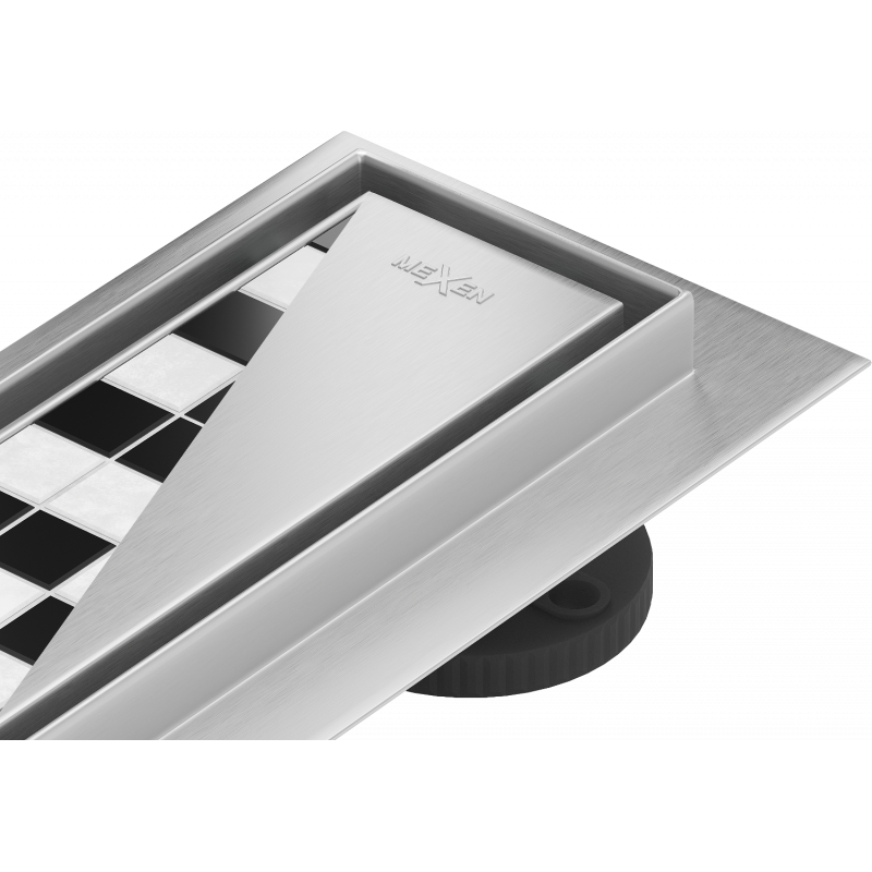 Mexen Flat M13 lineárny odtok 2v1 120 cm, inox - 1010120