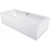 Mexen Cube obdĺžniková vaňa 170 x 80 cm s obkladom, biela - 55051708000X