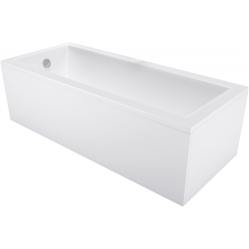 Mexen Cubik obdĺžniková vaňa 160 x 70 cm s podstavcom, biela - 55031607000X