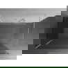 Mexen Kioto sprchová zástena Walk-in 125 x 70 cm, transparentná, biela - 800-125-212-20-00-070