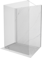 Mexen Kioto sprchová stena Walk-in 120 x 80 cm, transparentná, biela - 800-120-212-20-00-080