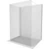 Mexen Kioto sprchová stena Walk-in 110 x 100 cm, priehľadná, biela - 800-110-212-20-00-100