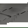 Mexen Kioto sprchová stěna Walk-in 110 x 100 cm, černý vzor, černá - 800-110-202-70-70-100