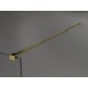 Mexen Kioto sprchová zástěna Walk-in 130 x 90 cm, černý vzor, zlatá - 800-130-212-50-70-090