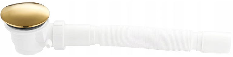 Mexen sifón do sprchovej vaničky so sedimentačným filtrom, zlatý - 49000-50
